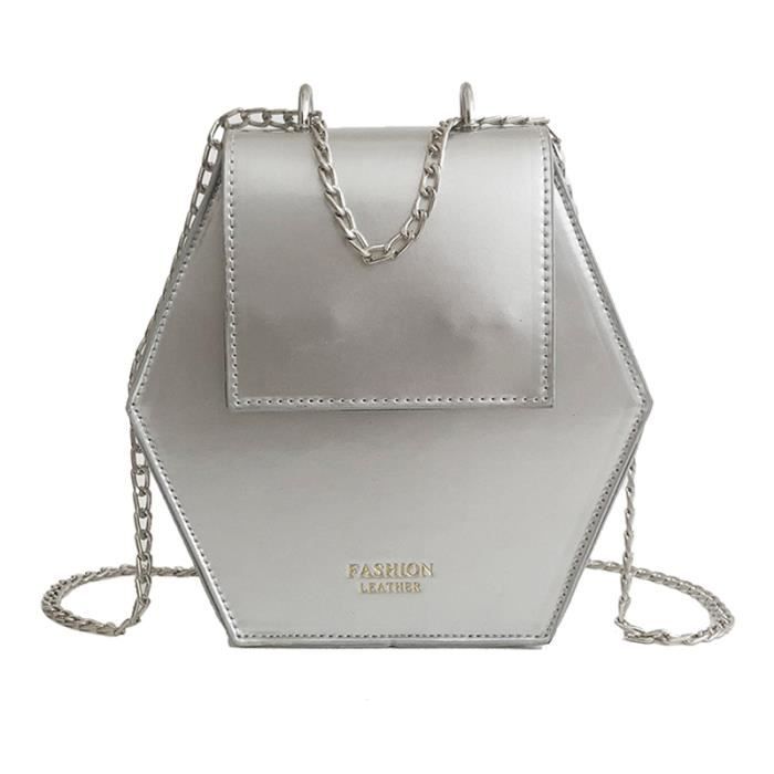 Mode Main Hexagonal Chaines Femmes A De Des Sacs Sac Mini SGLzMpqUV
