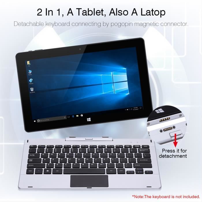 Tablette tactile-Jumper EZpad 6 Pro - 2 en 1-11.6”2