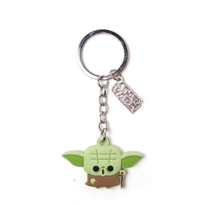 Porte-clés en caoutchouc Star Wars: Yoda