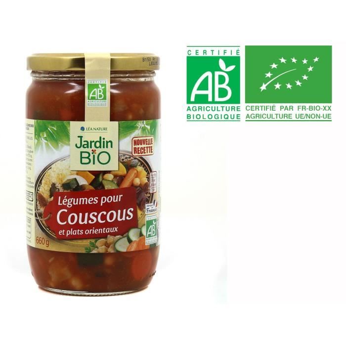 JARDIN BIO Legumes coucous bio - 660g