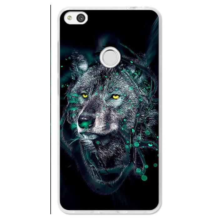 coque huawei y6 2018 loup