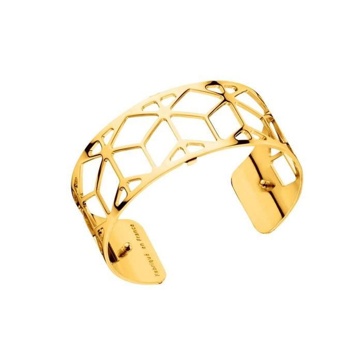 Bracelet Manchette Résille Pour Femme En Plaqué Or