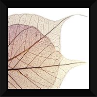 TABLEAU - TOILE Tableau encadré 60x60 - Feuilles rose TABLEAU - TOILE Tableau encadré 60x60 - Feuilles rose
