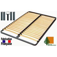 SOMMIER Sommier 44 lattes 140x190 + Jeu de 5 pieds SOMMIER Sommier 44 lattes 140x190 + Jeu de 5 pieds