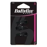 BABYLISS 3 Barrettes à clip classiques - Noir