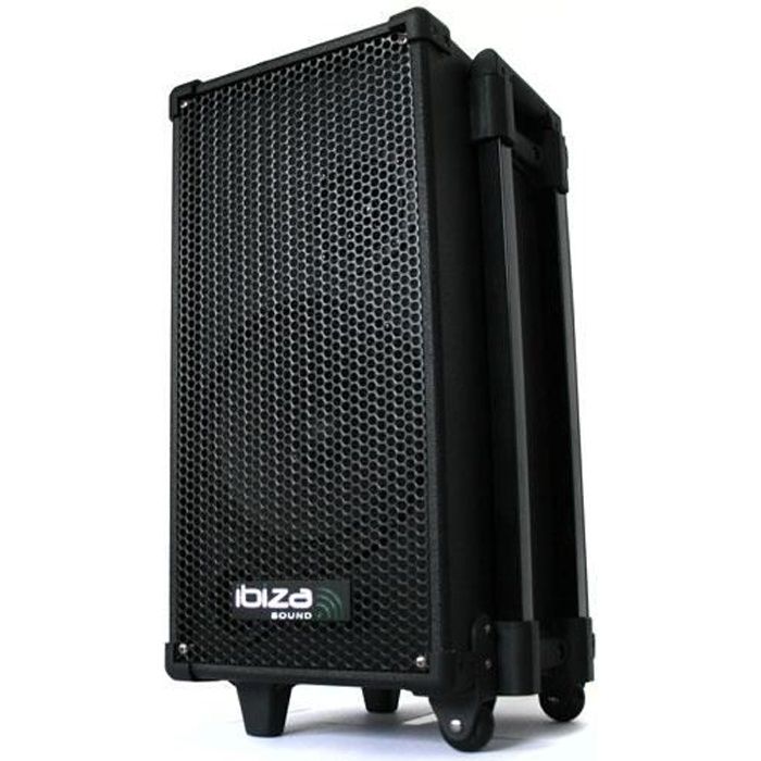 IBIZA SOUND PORT8MINI Système de sonorisation portable & karaoké avec lecteur CD/USB/MP3