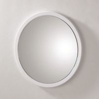MIROIR Miroir mural rond Syla blanc MIROIR Miroir mural rond Syla blanc