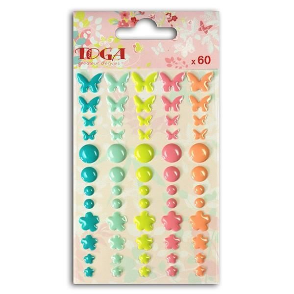 TOGA 60 Embellissements Epoxy Jardin Secret