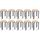 PLYWOOD Lot de 10 Tabourets - coloris naturel - pi