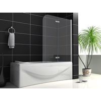 PORTE DE BAIGNOIRE Pare baignoire 120X140cm, verre securit anticalcai PORTE DE BAIGNOIRE Pare baignoire 120X140cm, verre securit anticalcai