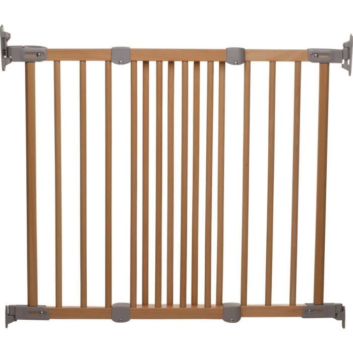 BABY DAN Barrière de sécurité Flexi Fit - Bébé mixte - Bois Naturel