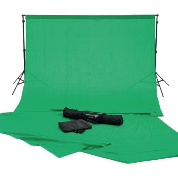 KONIG KN-STUDIO60 Kit Toile Backdrop Studio 200 cm - Vert