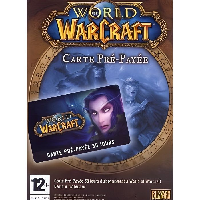 World Of Warcraft : Carte Pré-Payée Jeu PC