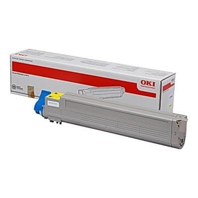 OKI Cartouche toner 43837129 - Compatible C9655 - Jaune - Standard 22.000 pages