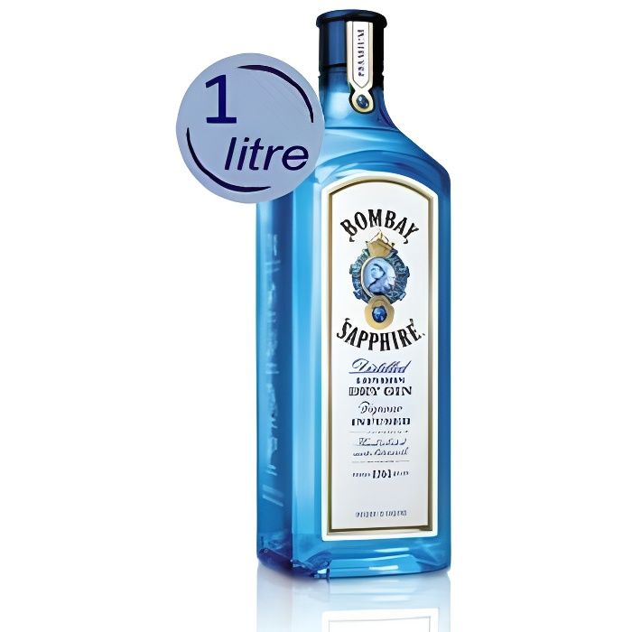 Gin Bombay Sapphire 1litre 40° Achat / Vente gin Gin Bombay Sapphire