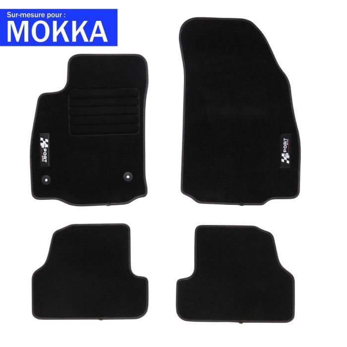 4 TAPIS CAOUTCHOUC OPEL MOKKA A PARTIR DE 06//2012 SOL SPECIFIQUE 3D TPE