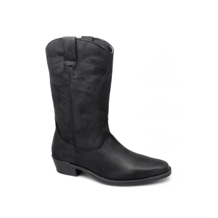 Bottes Cuir 40 1 Taille Cow Mollet 3xqu6l Hommes boy En Texas De Noir 2 Salut g1AYAU