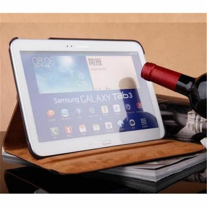 Etui/ Housse Samsung Galaxy Tab3 P5200 rotatif1