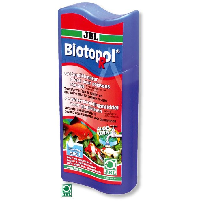 JBL Conditionneur d'eau Biotopol R - Pour l'eau des poissons rouges - 100ml