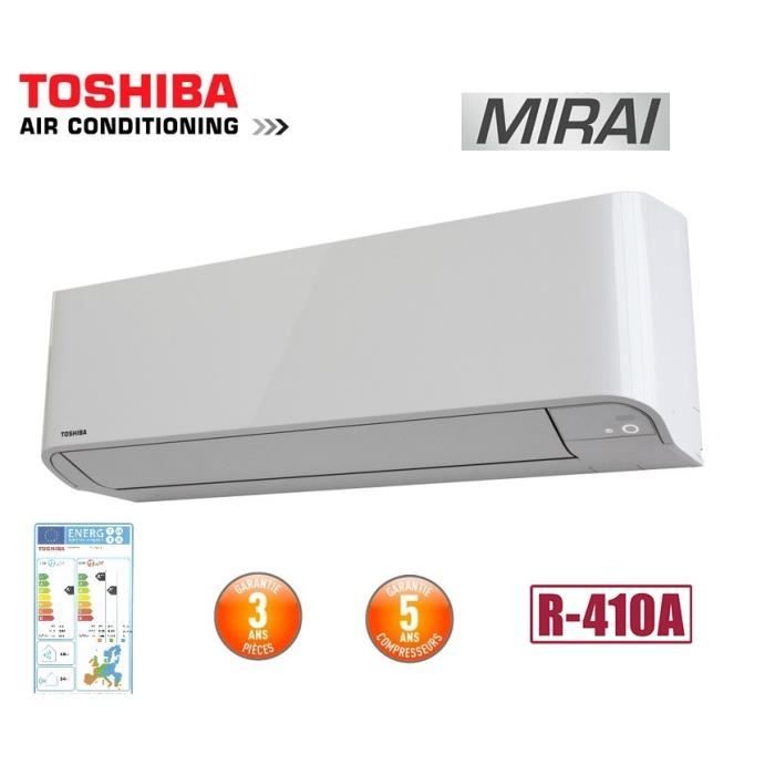 TOSHIBA - Climatiseur réversible 3.5 kW Toshiba MIRAI ...