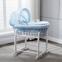 COUFFIN ET SUPPORT MCC Ensemble Couffin en osier naturel avec matelas COUFFIN ET SUPPORT MCC Ensemble Couffin en osier naturel avec matelas