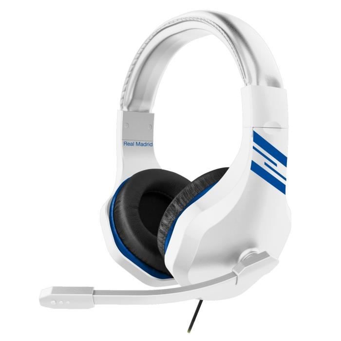 Casque Gaming Pro League Real Madrid pour PS4, Xbox One et PC
