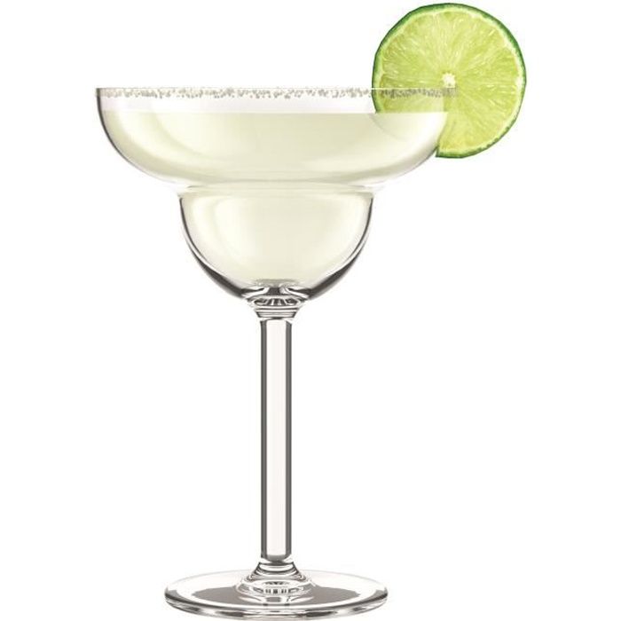 BODUM - OKTETT - 4 Verres à Margarita en plastique - Incassable - Réutilisable - 0.25l