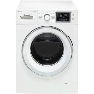 LAVE-LINGE BRANDT BWF5Q2YCW - Lave-linge frontal - 12 kg - 14