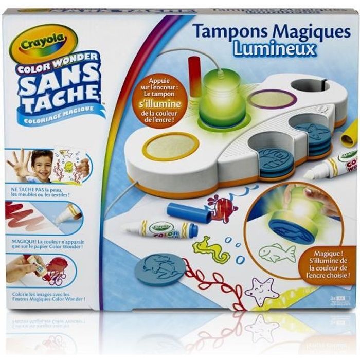 Crayola - Color Wonder - Tampons Magiques Lumineux