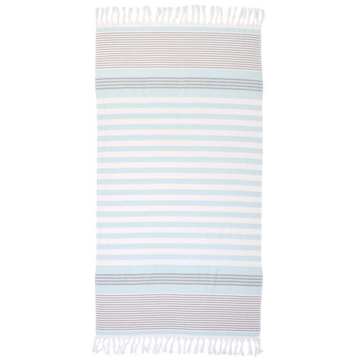 LILOU MIAKA Drap de bain Fouta - Aqua