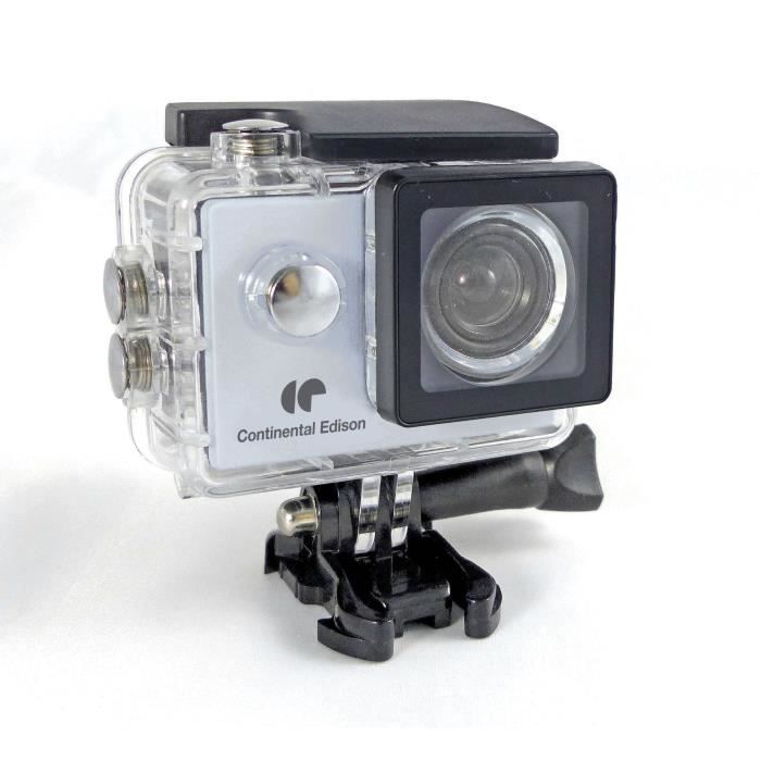 CONTINENTAL EDISON Caméra sport 4K étanche jusqu'à 30m