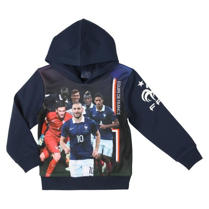 FFF Sweat Football TRG Equipe de France Enfant Garçon FTL
