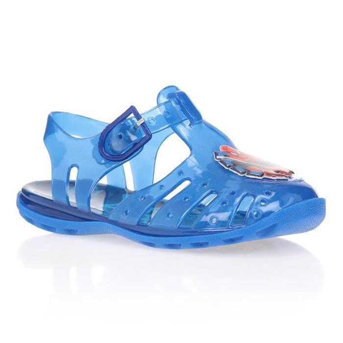 SPIDERMAN Sandales de Plage Bleu Imprimé Enfant Garçon