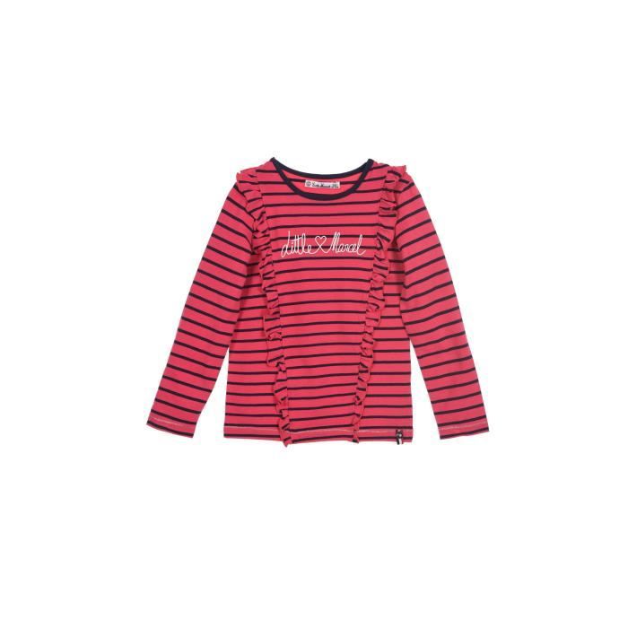 LITTLE MARCEL Cardigan Fausse Fourrure Rose Fuchsia Bébé Fille