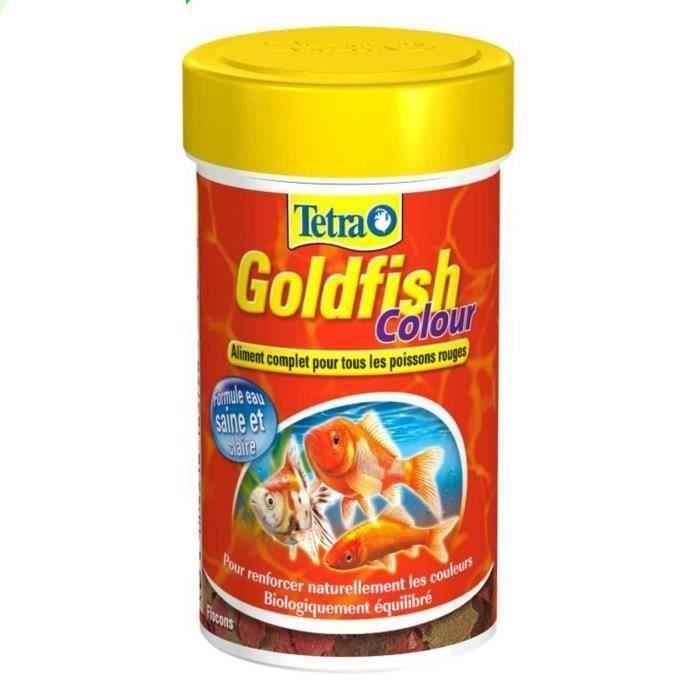 TETRA Lot de 3 Goldfish Colour pour poisson rouge 100ml