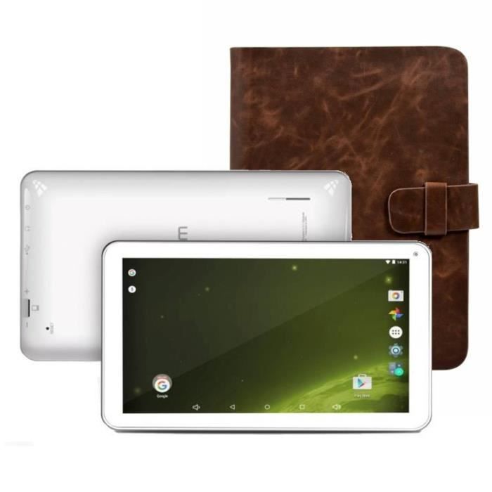 Logicom Tablette Tactile L-ement 741 + Etui universel 7'' marron - 7\
