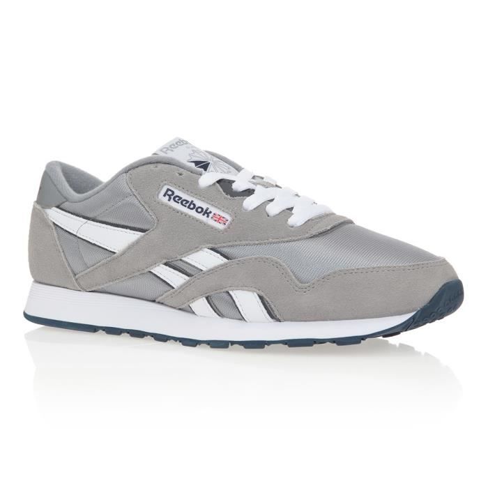 REEBOK Baskets Classic Nylon - Homme - Gris