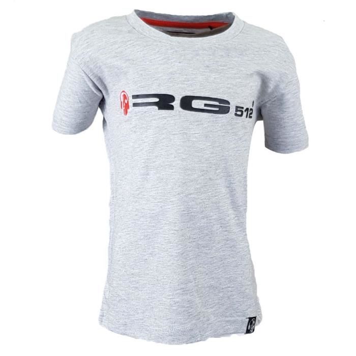 RG512 - T-shirt Gris Manches Courtes - Garçon