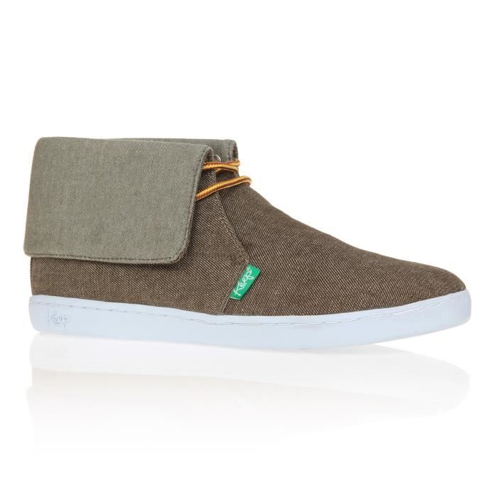 KEEP Baskets Montantes Nuss Sage - Homme - Marron Denim