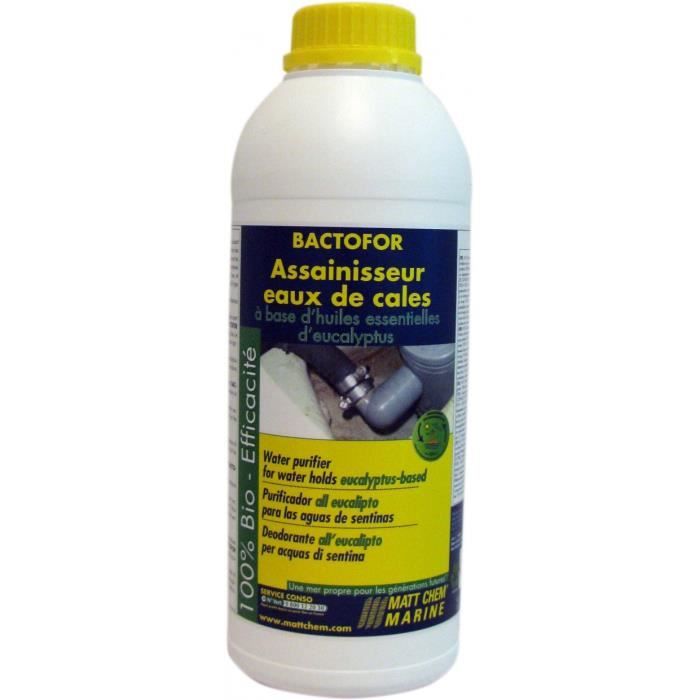 MATT CHEM Assainisseur Eaux de Cales Bactofor 1L