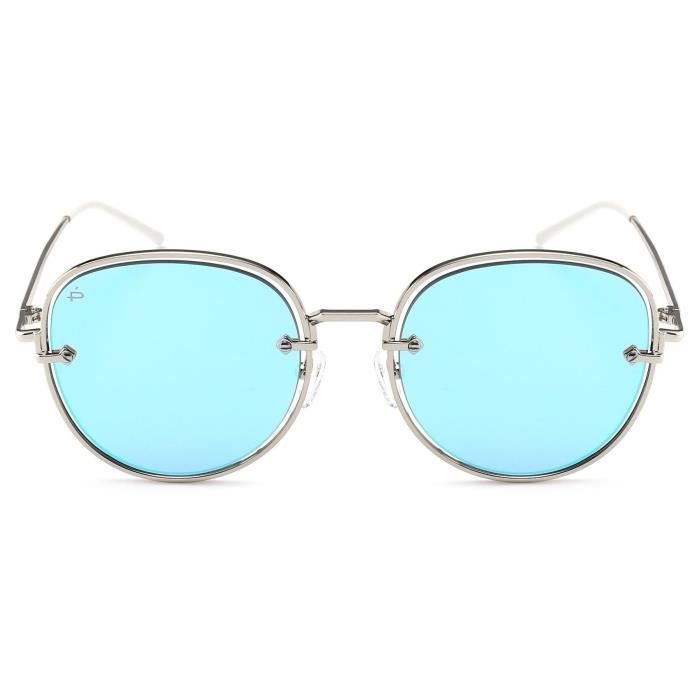 PRIVE REVAUX - Lunettes Aviators - Modèle The Escobar Bleu Mixte