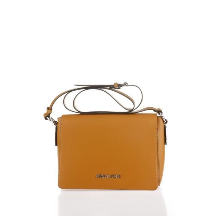 ARMANI JEANS - Sac Bandoulière à Rabat Orange - Femme