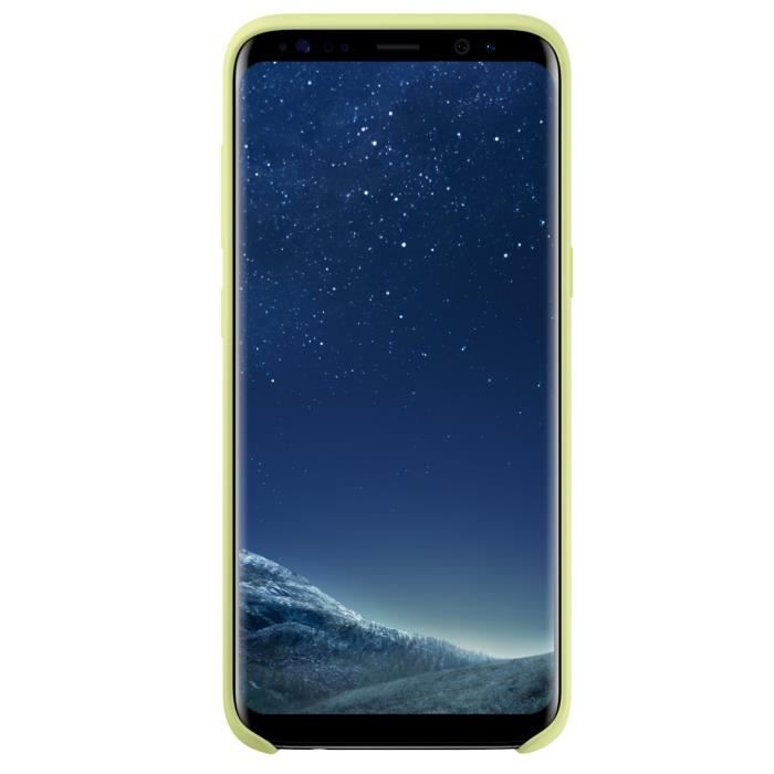 Samsung Coque Silicone S8+ Vert
