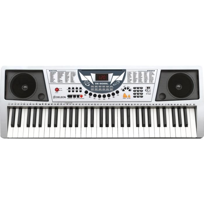 DELSON Clavier 61 touches JK-908 gris