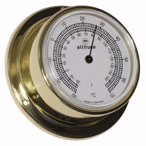 ALTITUDE Thermomètre marin - Laiton - ø 71 mm