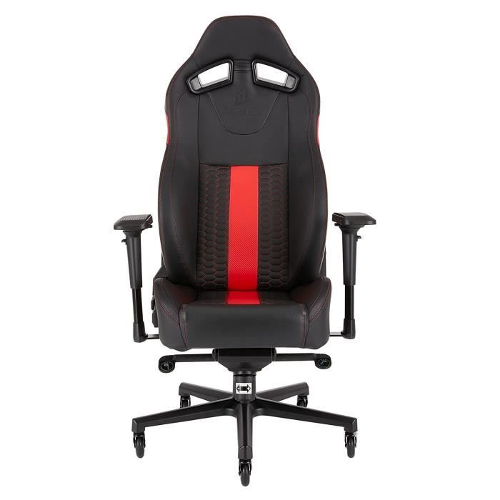 CORSAIR Fauteuil Gamer T2 ROAD WARRIOR - Noir et Rouge (CF-9010008-WW)
