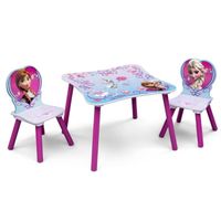 TABLE ET CHAISE LA REINE DES NEIGES Table enfant et 2 chaises enfa TABLE ET CHAISE LA REINE DES NEIGES Table enfant et 2 chaises enfa