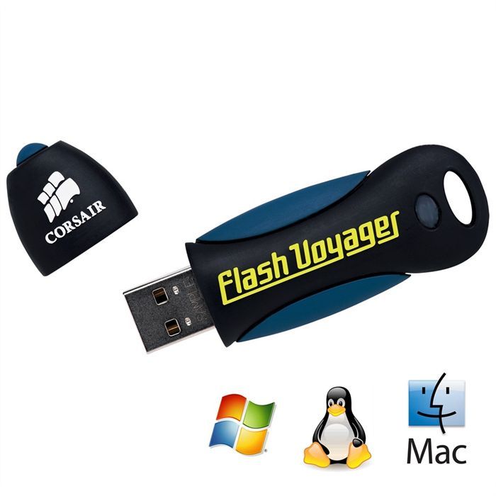 Clé USB 2.0 8 Go   Taux de transfert 19 Mo/sec   Anti chocs   Etanche