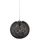 BAYA Lustre - suspension boule rotin Ø35cm noire.