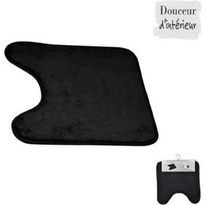 TAPIS DE BAIN  Contour WC 45x45 cm Anthracite